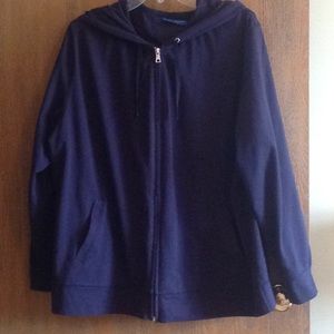 WOMEN PLUS SIZE SWEATSHIRT SIZE 3X NAVY.
